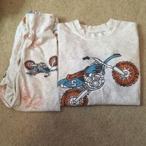 Kids pj motorcycle set